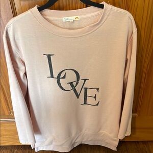 Pink Love Graphic Sweatshirt